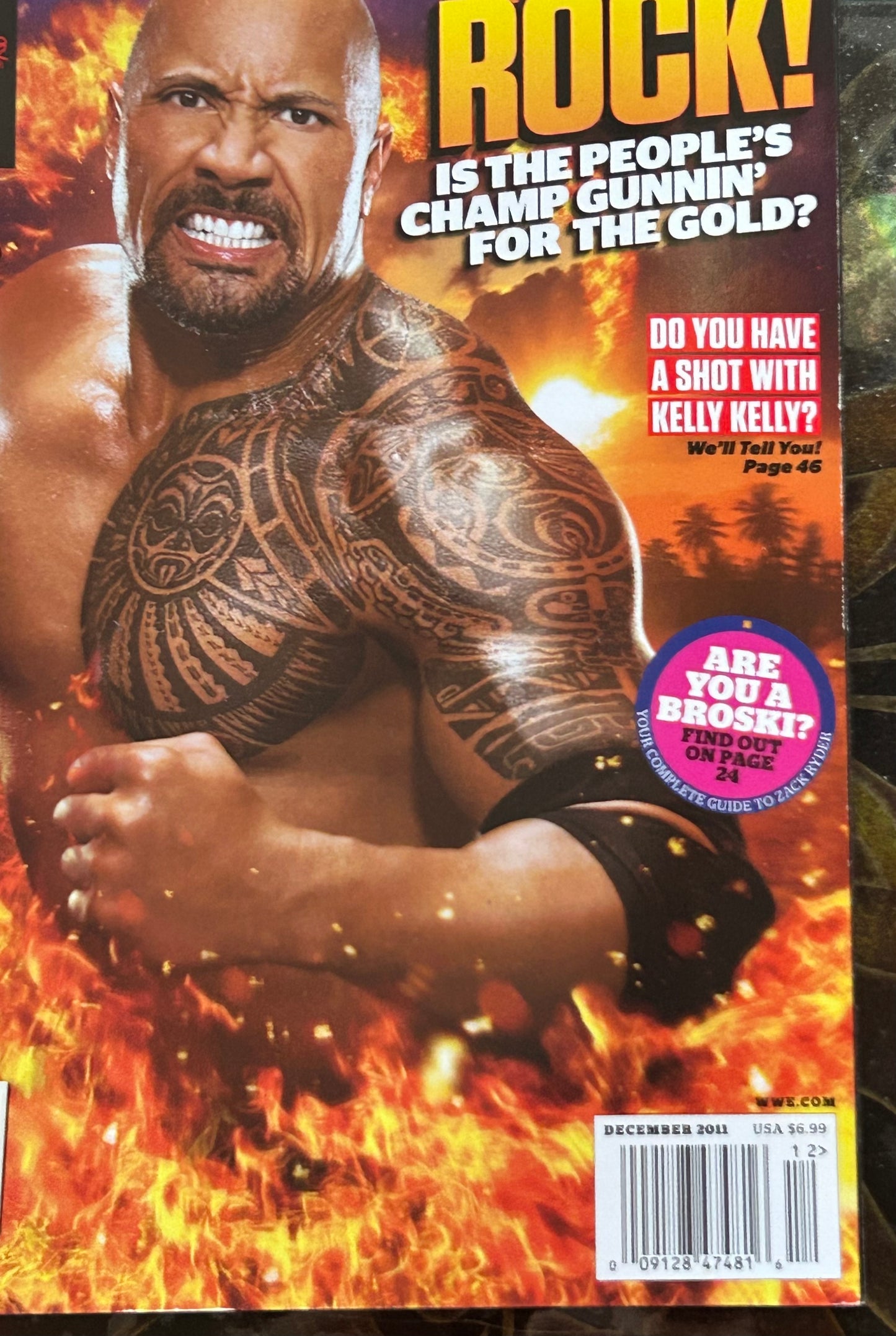 * WWE Magazine December 2011 (The Rock)