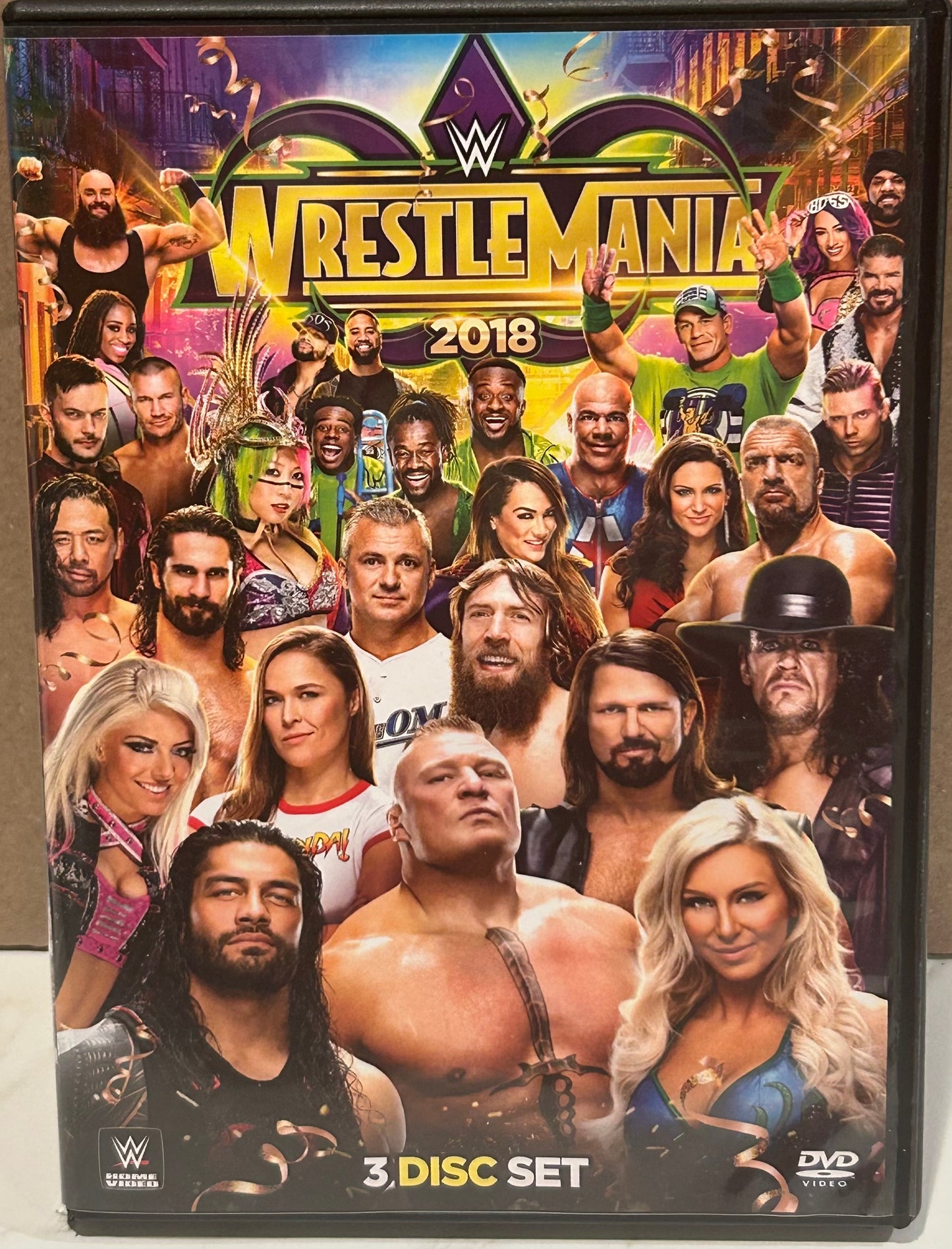 + WWE DVD “Wrestlemania 34” (3-Disc Set)