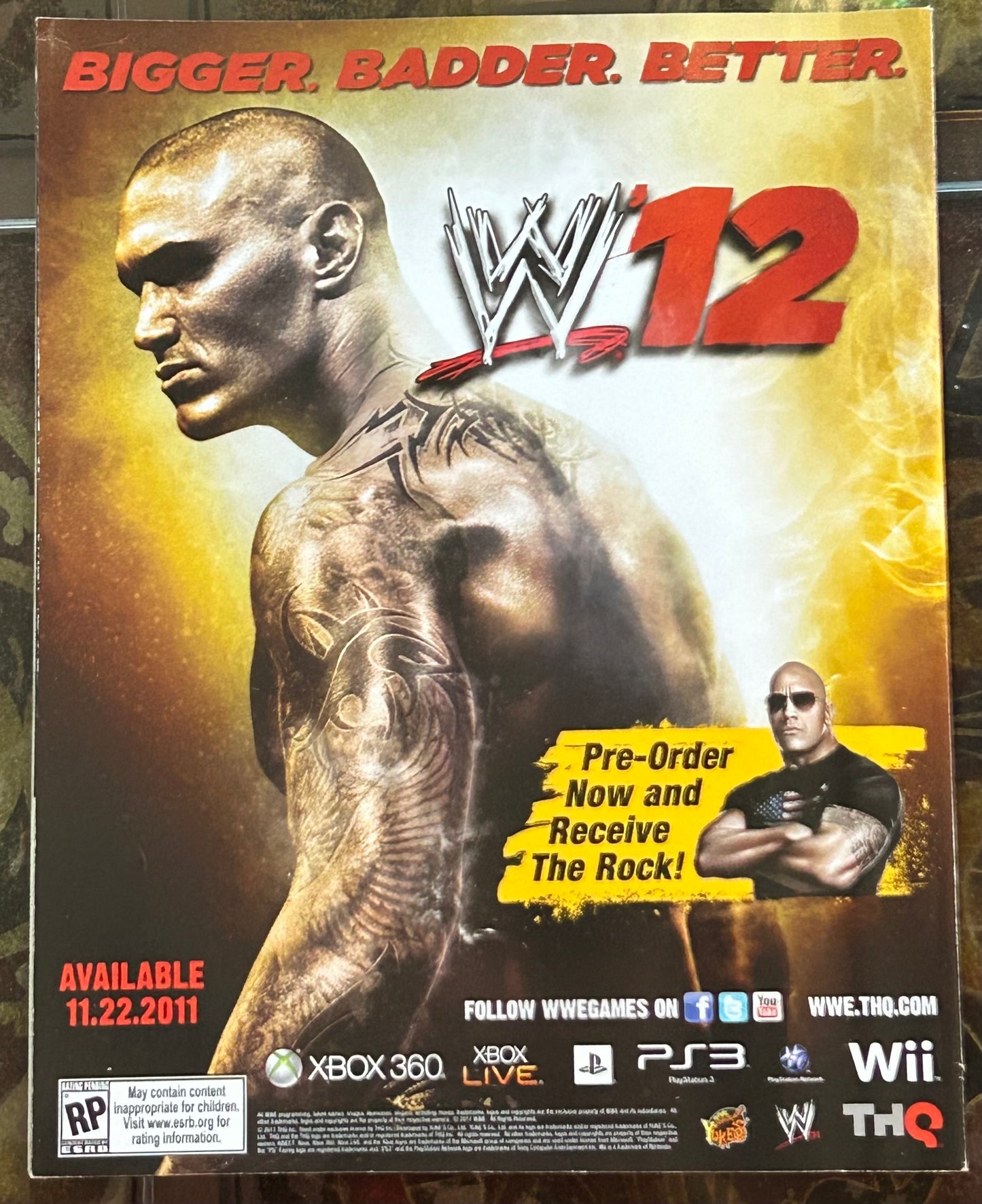 * WWE Magazine December 2011 (The Rock)