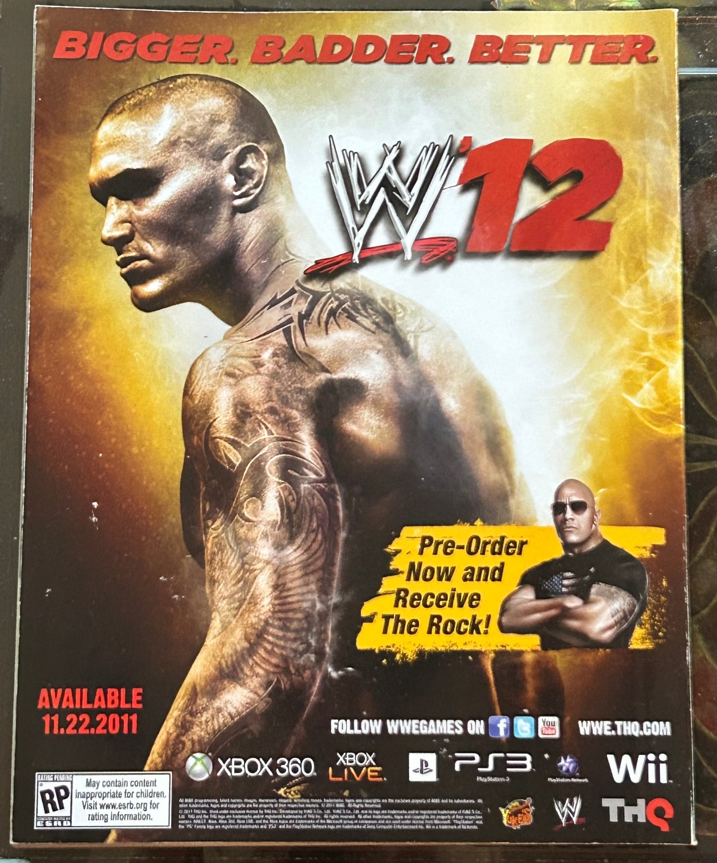* WWE Magazine November 2011 (Triple H)