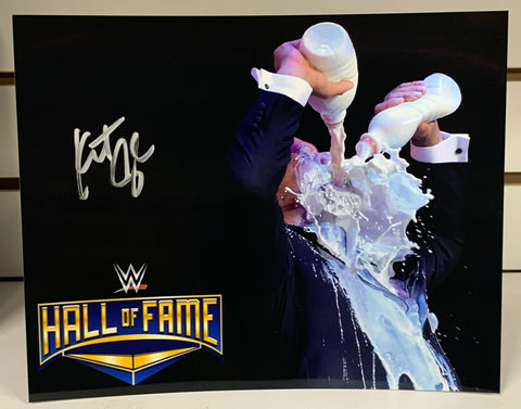 Kurt Angle Signed 8x10 Color Photo WWE Hall of Fame (Comes w/COA)