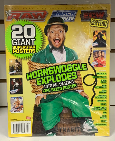 WWE Magazine July 2008 Sealed Collector’s Edition HORNSWOGGLE