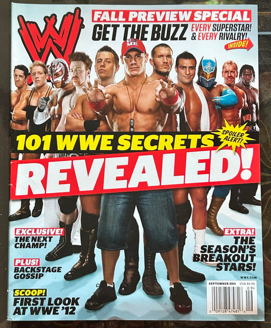 * WWE Magazine September 2011 (Cena, Orton, Miz & so much more)