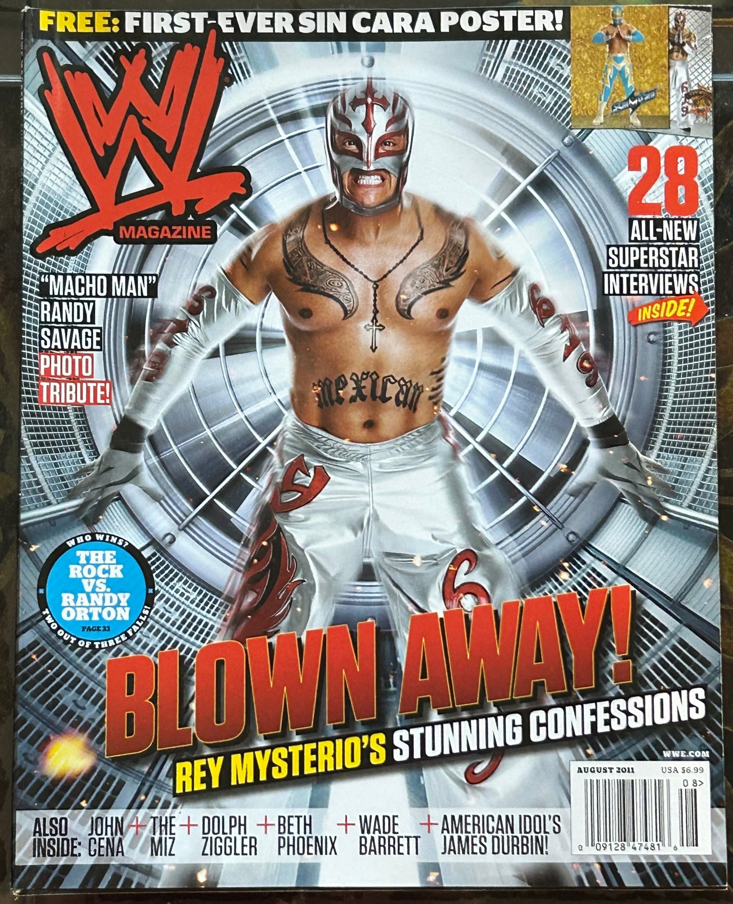 * WWE Magazine August 2011 (Rey Mysterio)