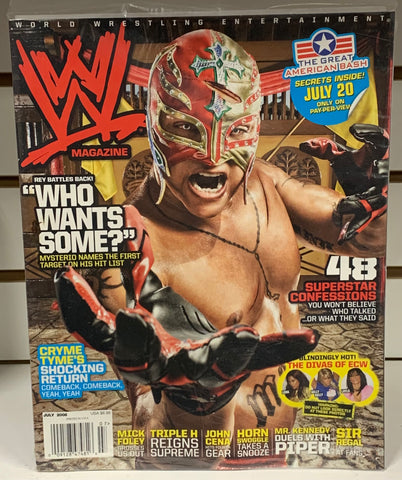 WWE Magazine (Sealed) July 2008 REY MYSTERIO