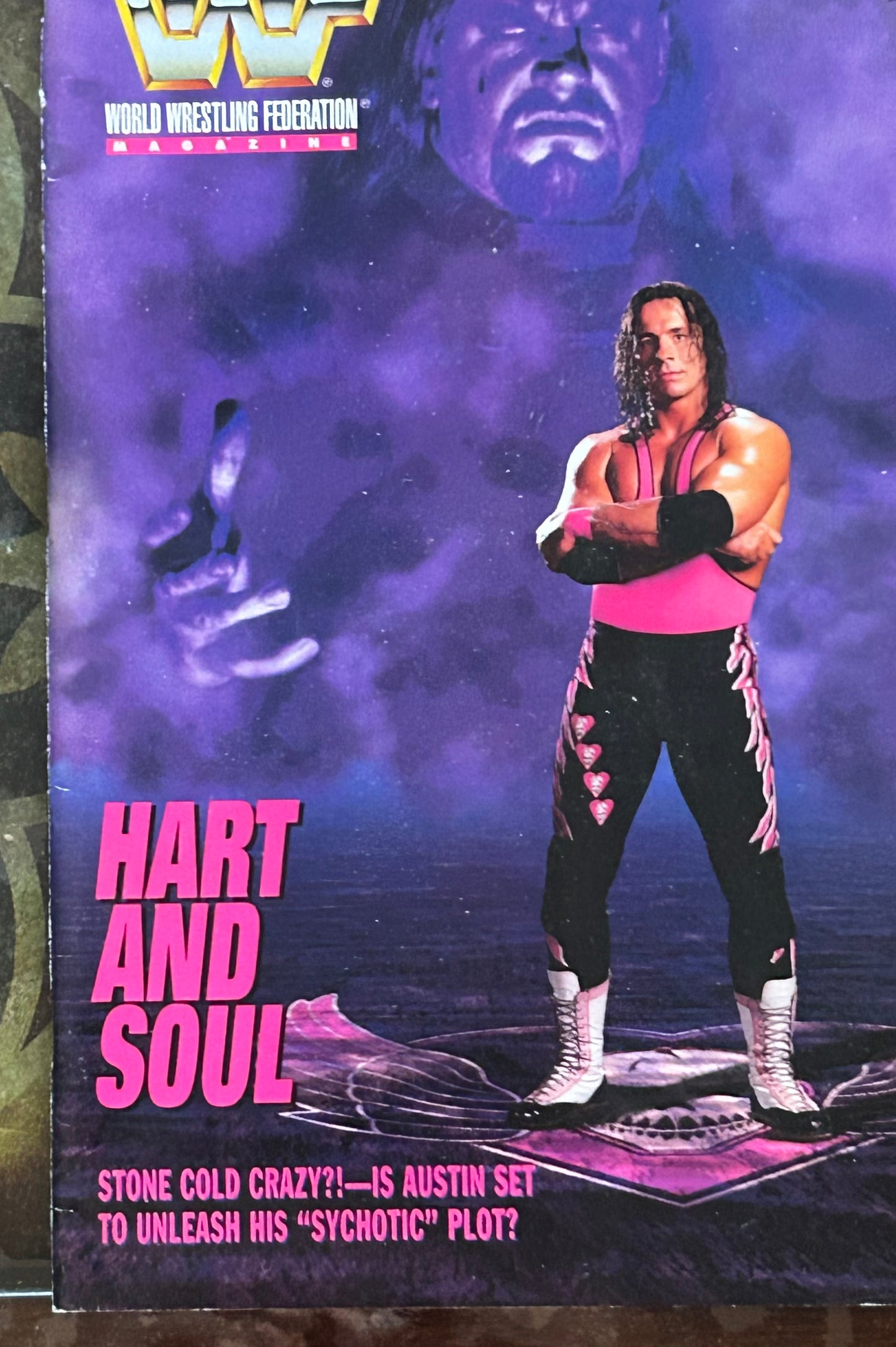 * WWE Magazine August 1997 (Includes 9 WWE Cards Inside)