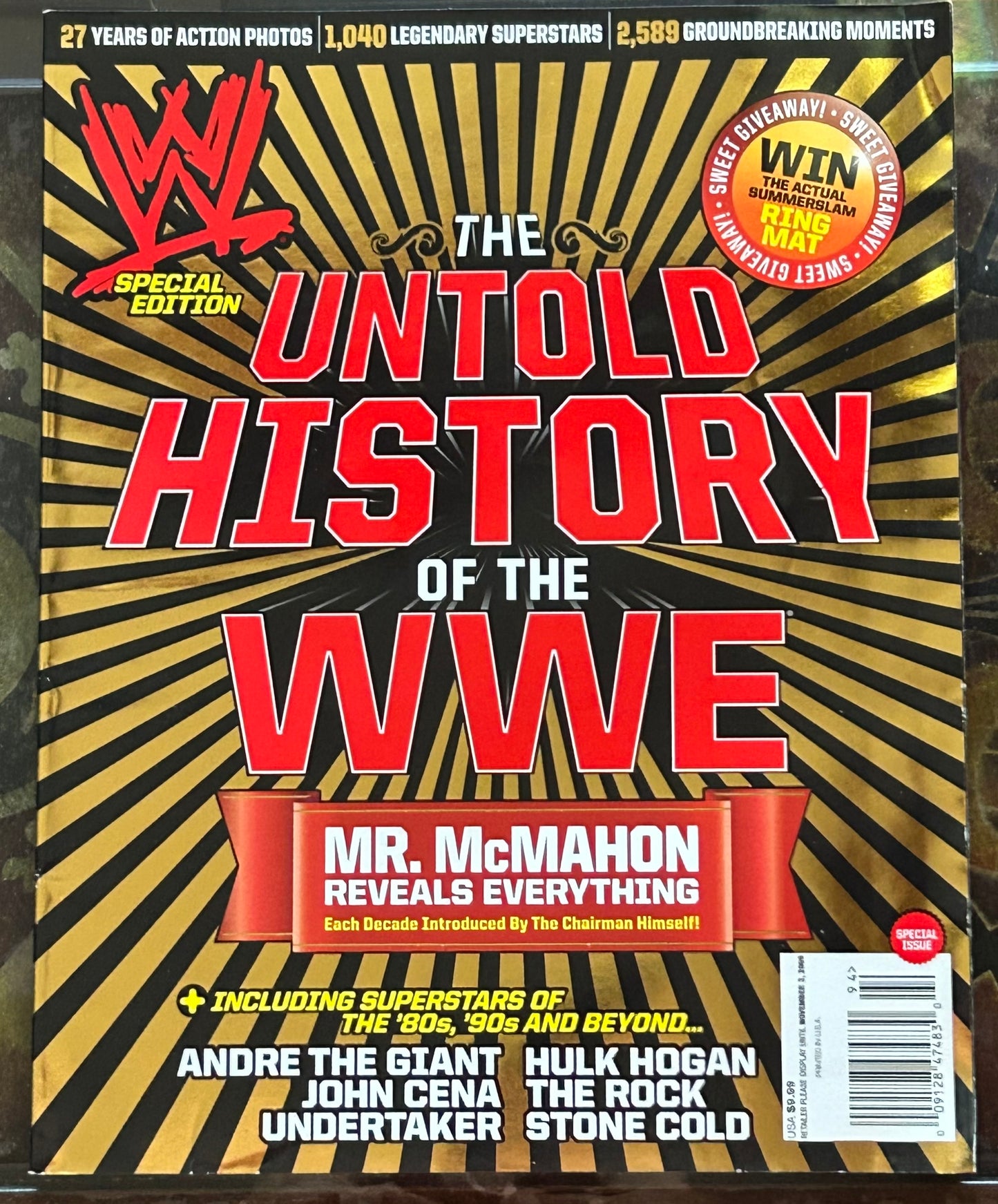* WWE Magazine “The Untold History of the WWE” Special Edition