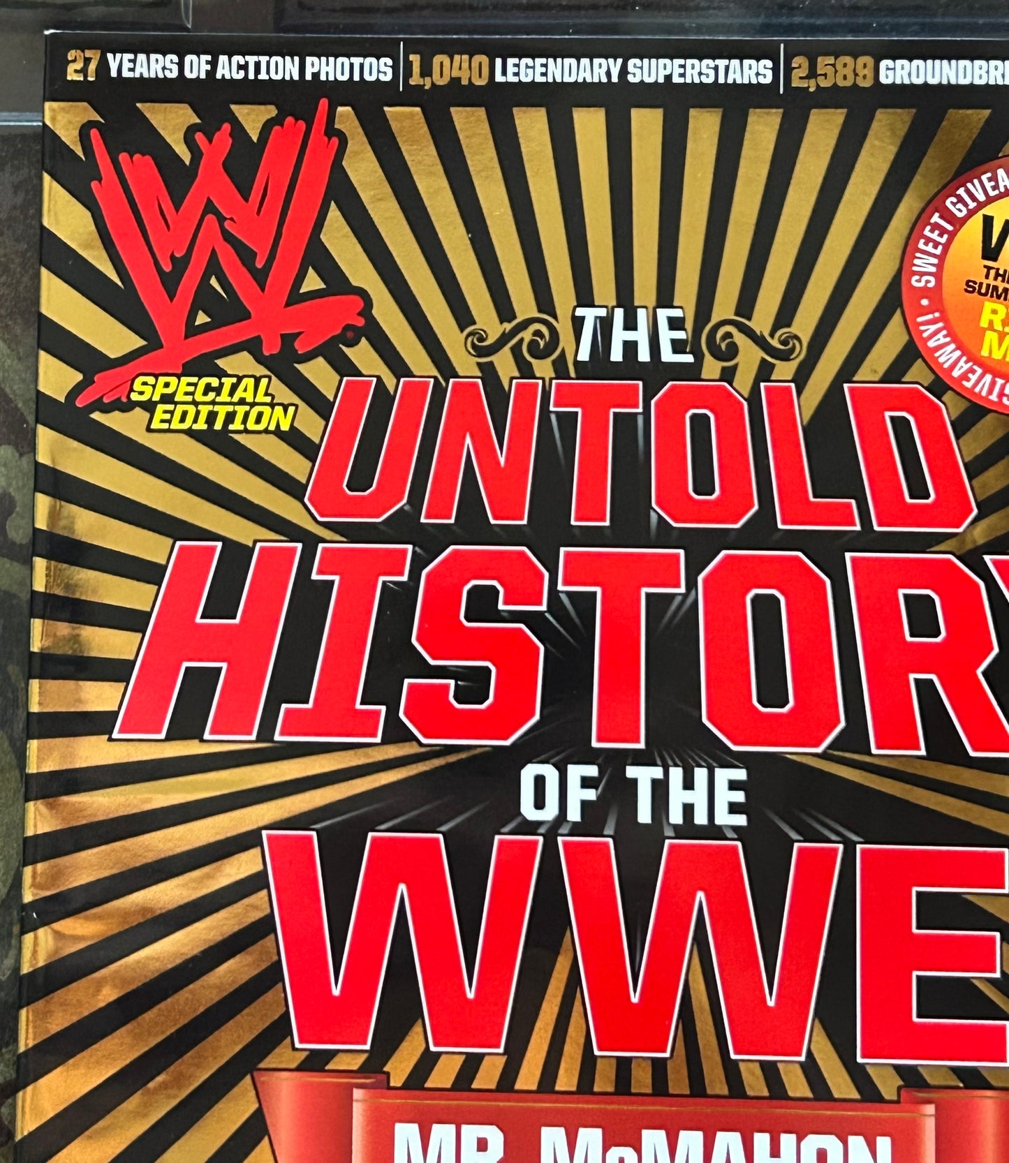 * WWE Magazine “The Untold History of the WWE” Special Edition