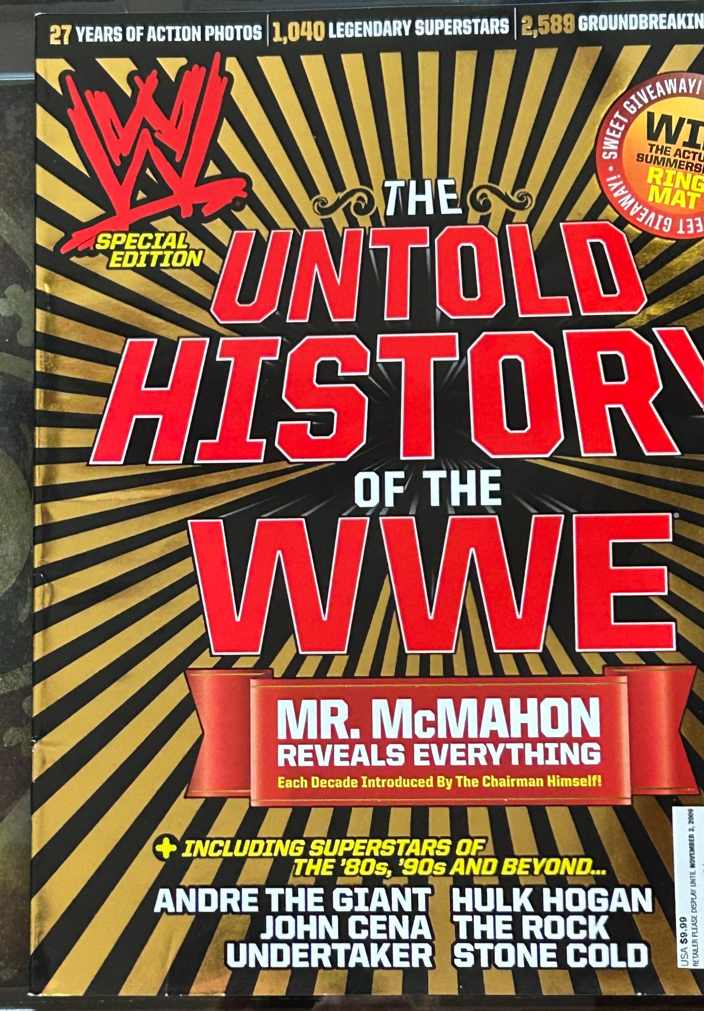 * WWE Magazine “The Untold History of the WWE” Special Edition