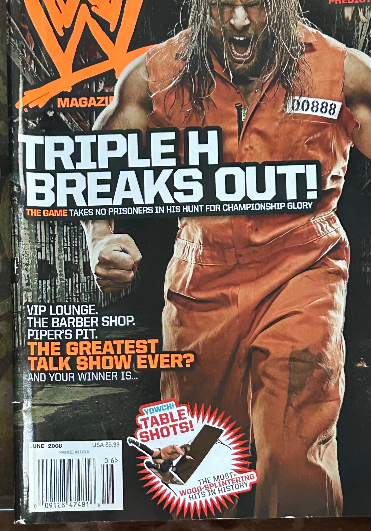 * WWE Magazine June 2008 (Triple H)