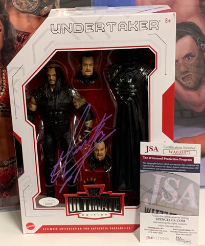 The Undertaker SIGNED WWE Mattel Ultimate Edition Action Figure (JSA Authenticated)