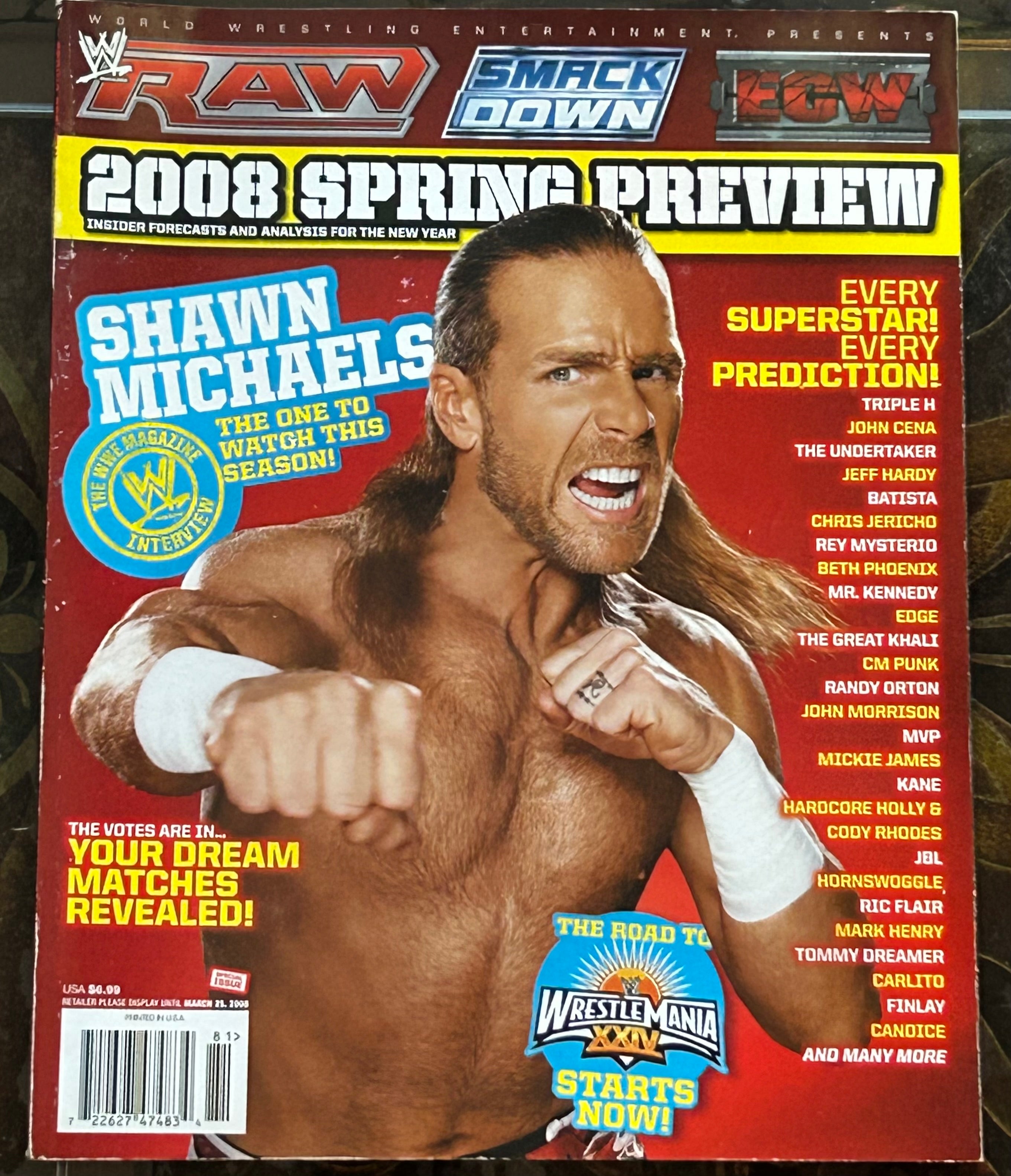 * WWE Magazine “2008 Spring Preview” Collector’s Edition – The ...