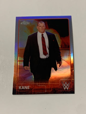 Kane 2015 WWE Topps Chrome Refractor Card