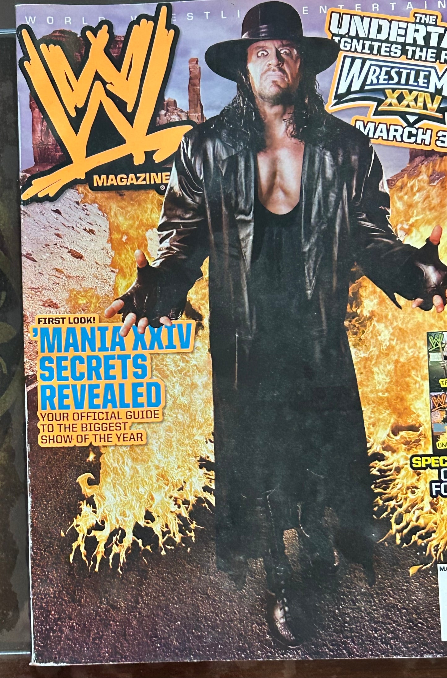 * WWE Magazine March 2008 (The Undertaker)