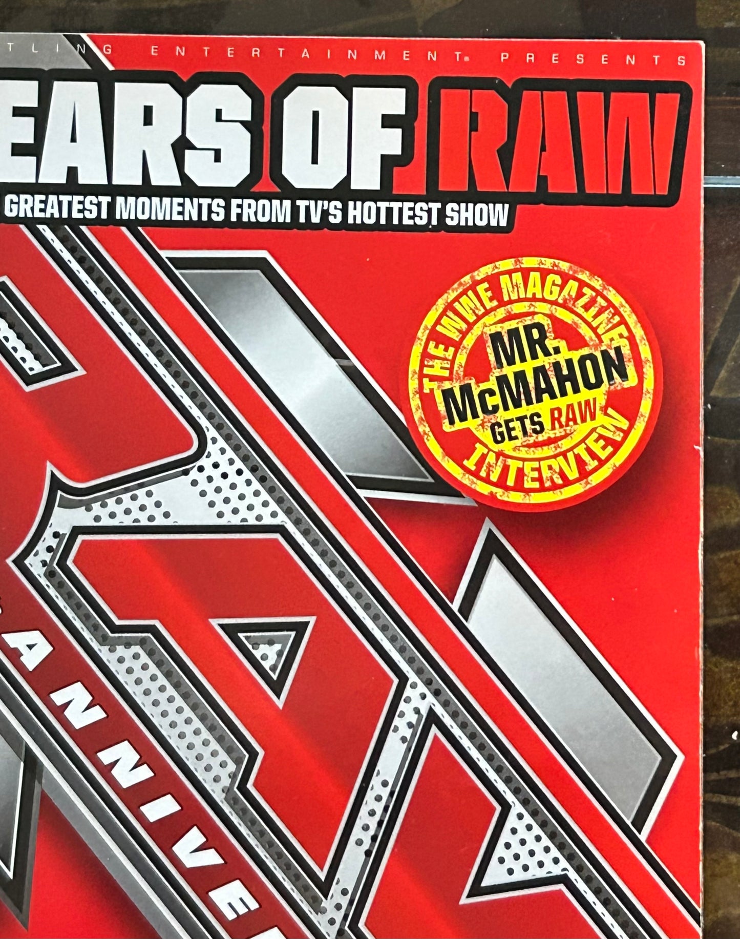 * WWE Magazine “RAW 15th Anniversary” 15 Years of RAW