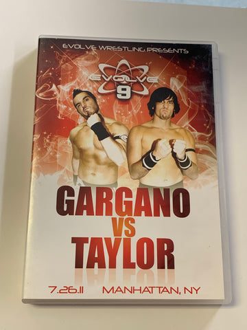 Evolve 9 DVD “Gargano vs Taylor” 7/26/11 NYC Steen Callihan