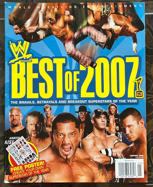 * WWE Magazine “Best of 2007” (Batista, Austin, Cena & much more)