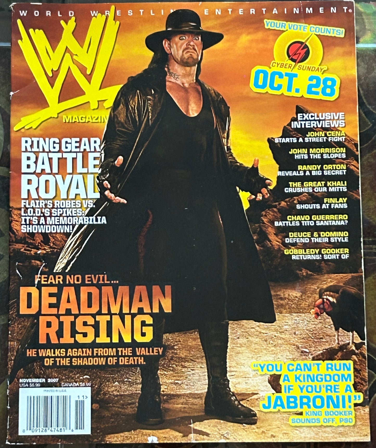 * WWE Magazine November 2007 (The Undertaker)