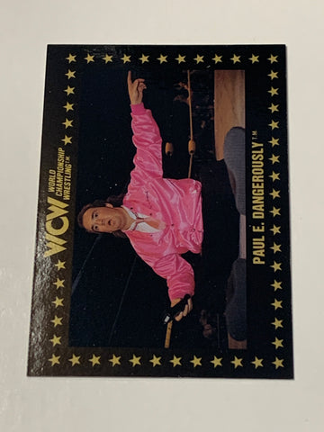 Paul Heyman 1991 WCW ROOKIE Card #51 (WWE Hall of Fame)
