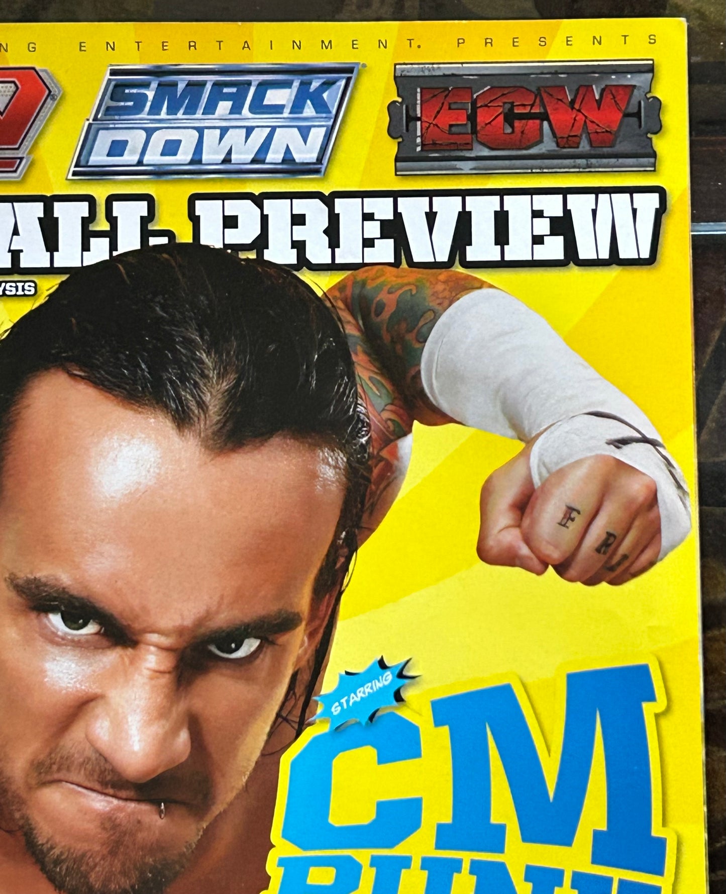 * WWE Magazine “2007 Fall Preview” (CM Punk)