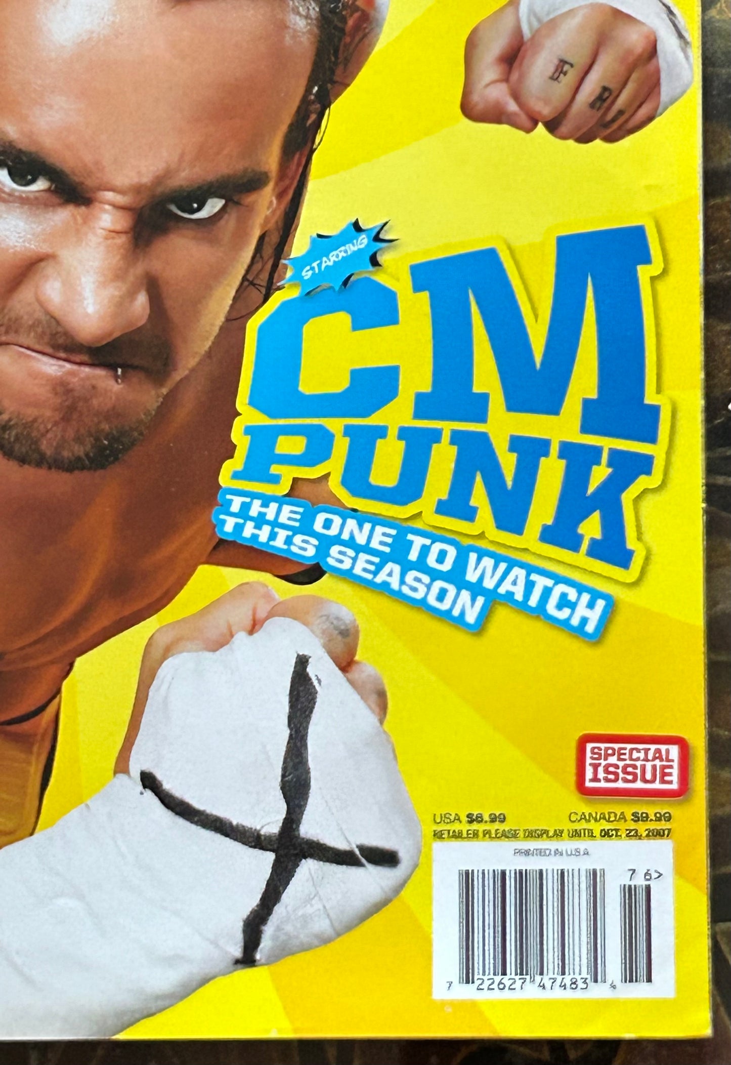 * WWE Magazine “2007 Fall Preview” (CM Punk)