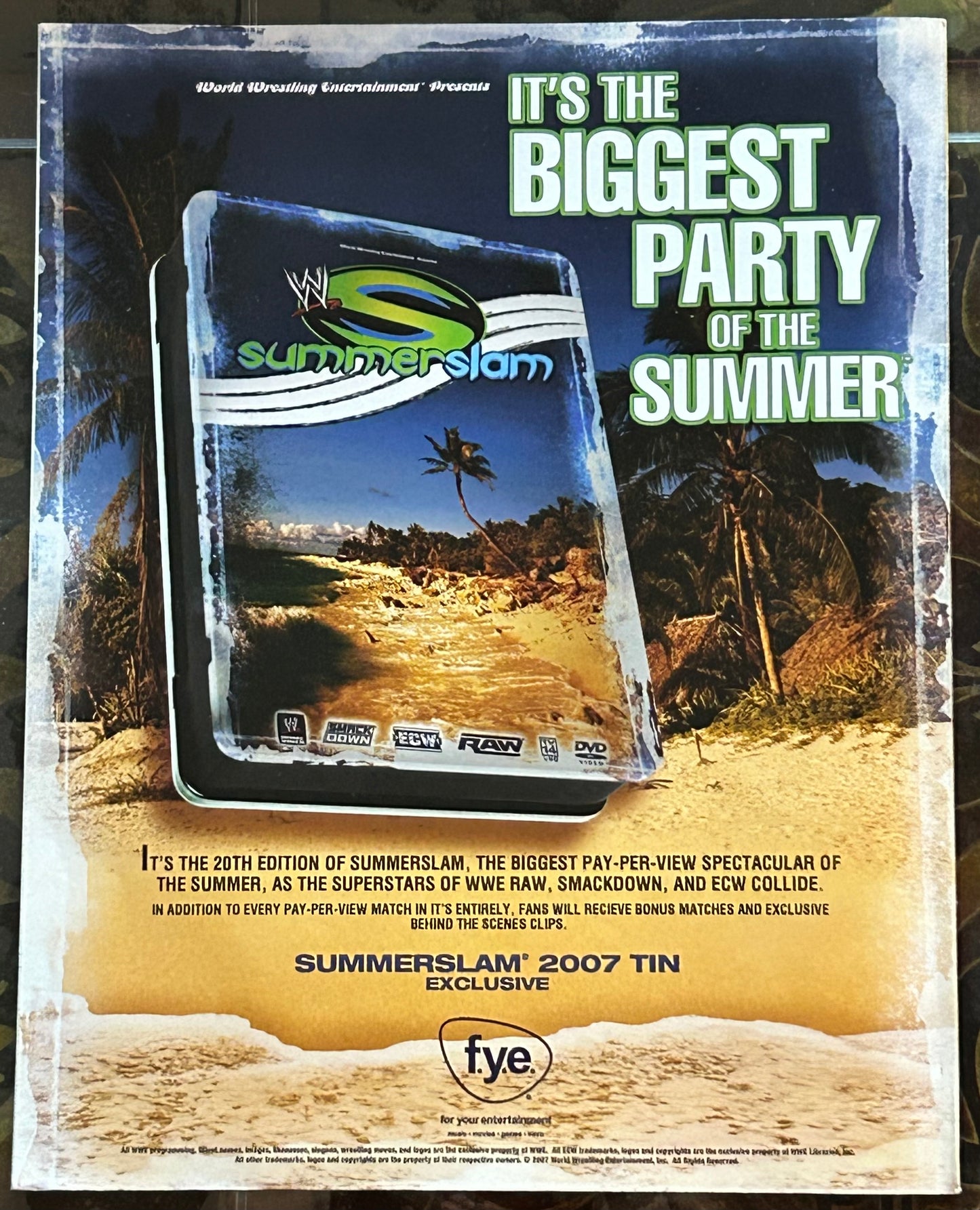 * WWE Magazine “2007 Fall Preview” (CM Punk)