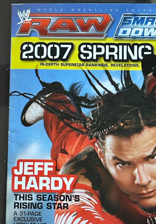 * WWE Magazine “2007 Spring Preview” JEFF HARDY