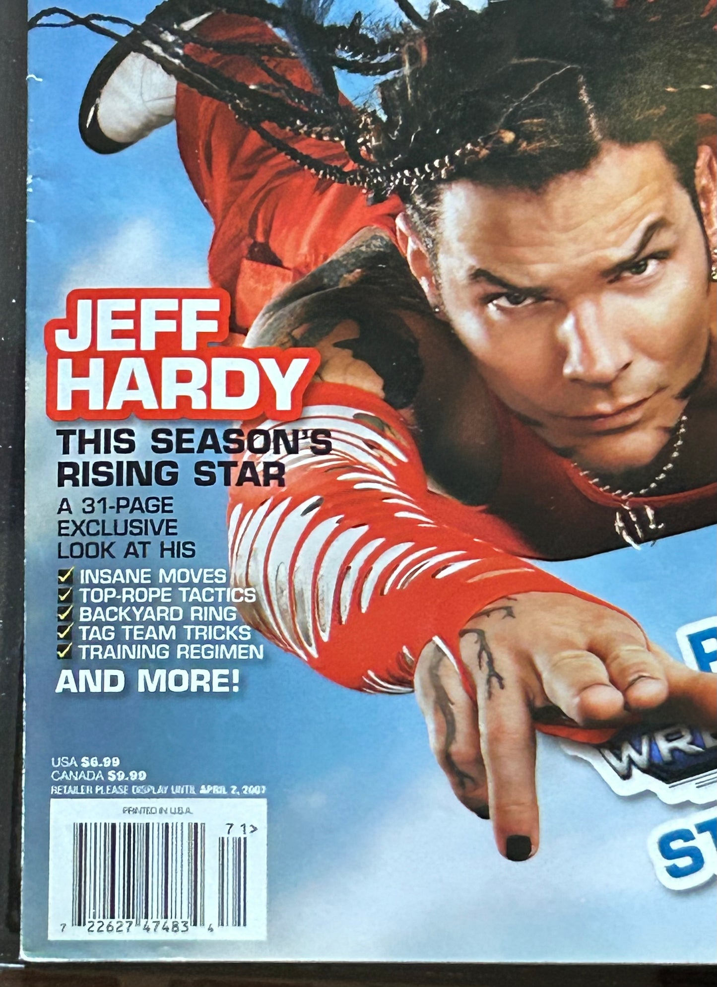* WWE Magazine “2007 Spring Preview” JEFF HARDY