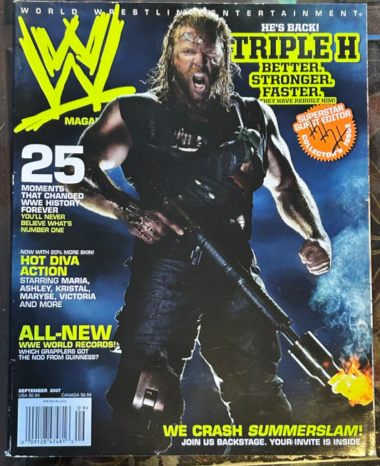 * WWE Magazine September 2007 (TRIPLE H)