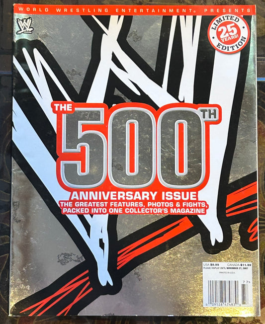 * WWE Magazine The 500th Anniversary Issue (LIMITED EDITION)