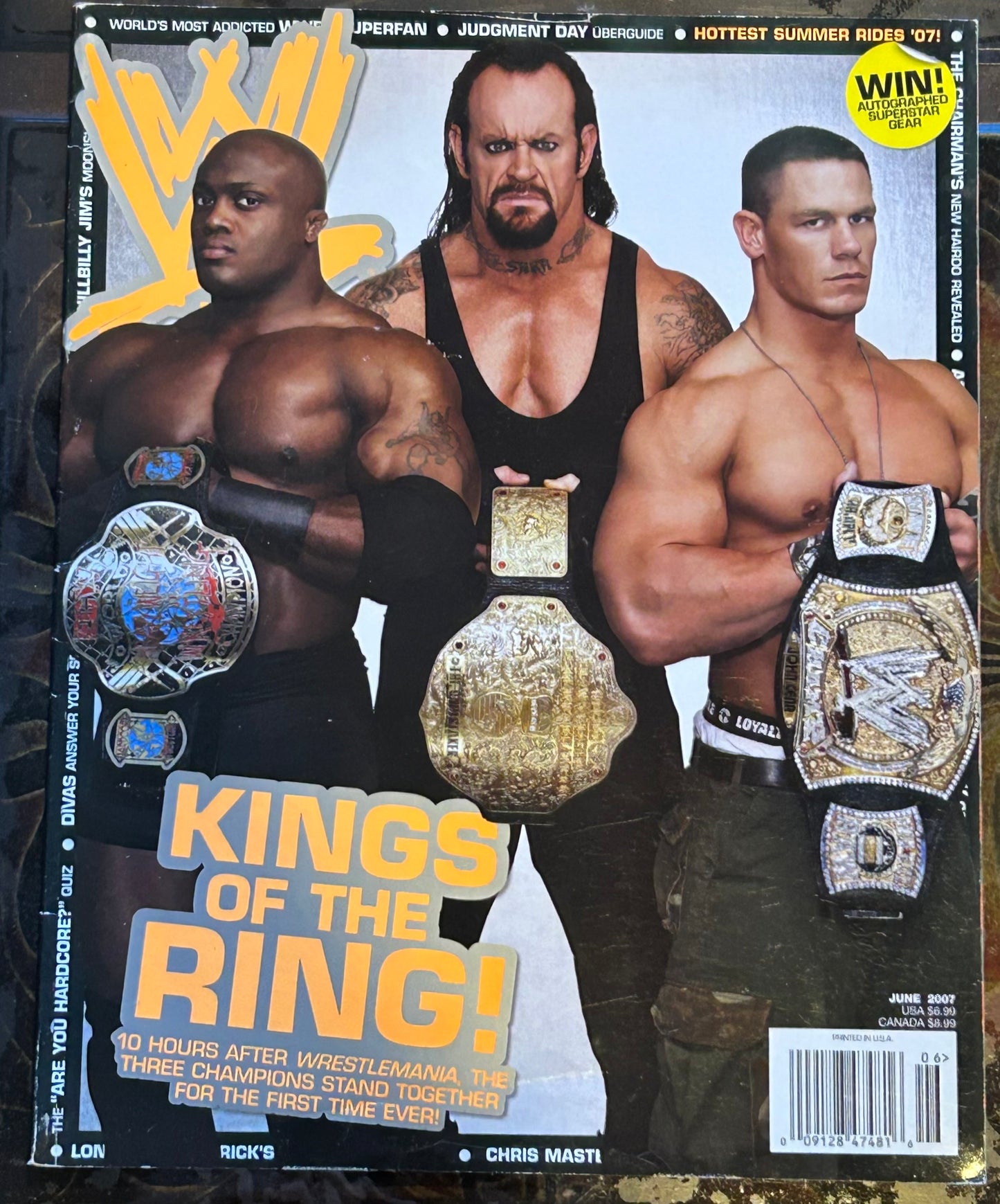 * WWE Magazine June 2007 (Cena, Lashley, Undertaker)
