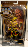 Jake “The Snake” Roberts SIGNED & Inscribed WWE Mattel Legends Seies 2 Elite Action Figure (Comes w/COA)