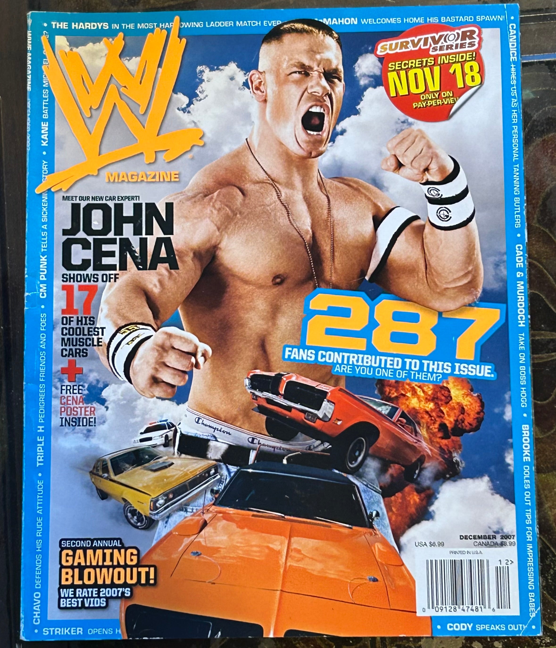 * WWE Magazine December 2007 (JOHN CENA) – The Wrestling Universe