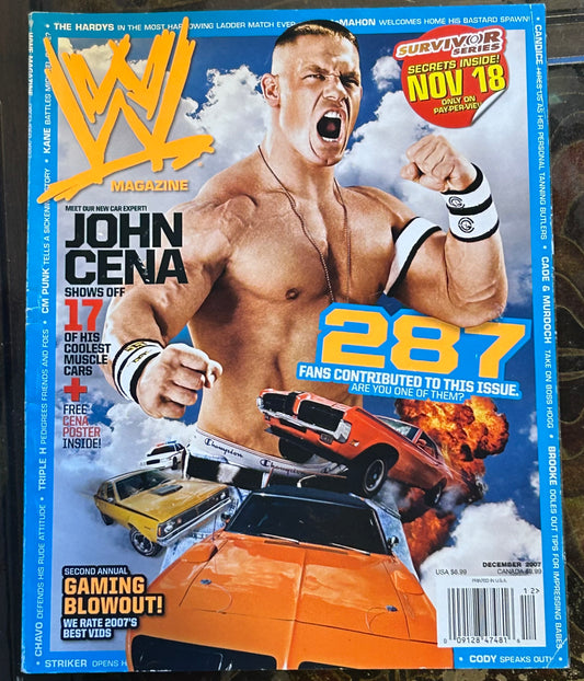* WWE Magazine December 2007 (JOHN CENA)