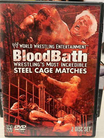 WWE DVD “Bloodbath, Wrestling’s Most IncSteel Cage Matches” 2-Disc Set (Stone Cold, The Rock, Jimmy Snuka, Hulk Hogan & much more)!!!