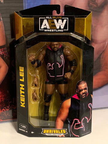 Keith Lee AEW Unrivaled Series 14 Action Figure (Sealed, Never Opened)