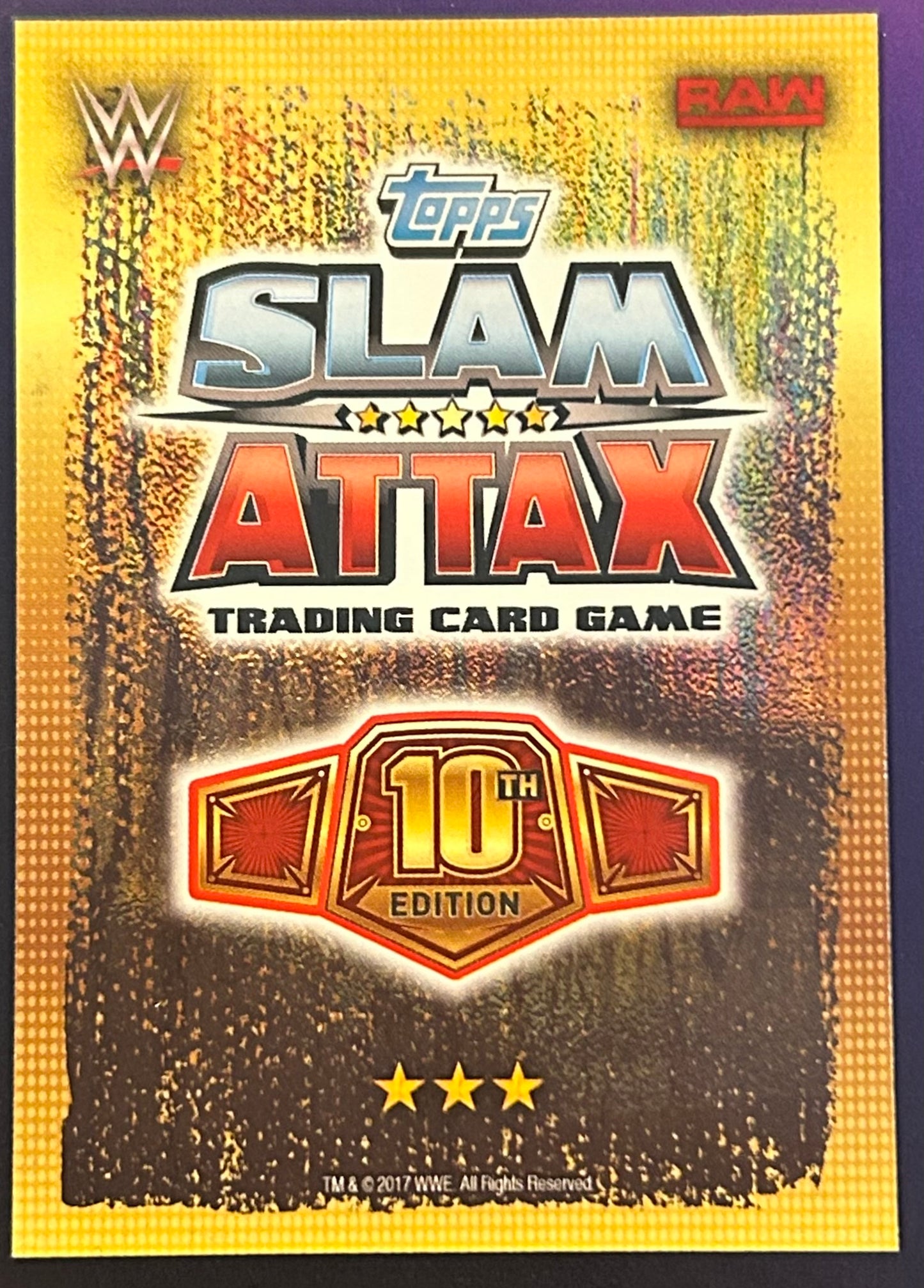* Heath Slater 2017 WWE Topps Slam Attax Card