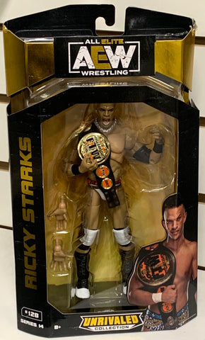 Ricky Starks AEW Unrivaled Series 14 Action Figure (Sealed, Never Opened)