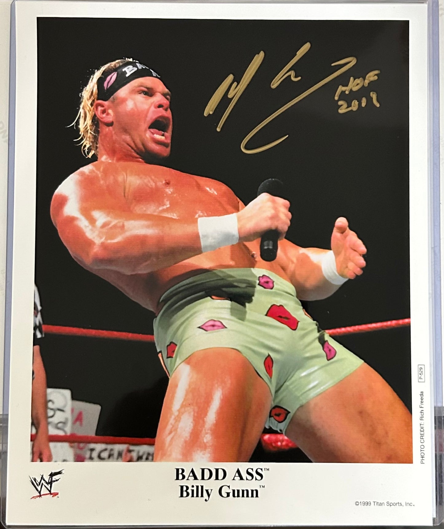 Billy Gunn WWE Signed 8x10 Color Photo (Comes w/COA)