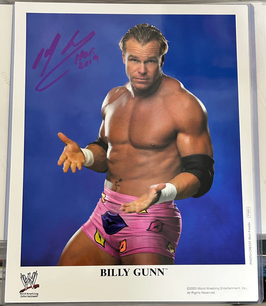 Billy Gunn WWE Signed 8x10 Color Photo (Comes w/COA)
