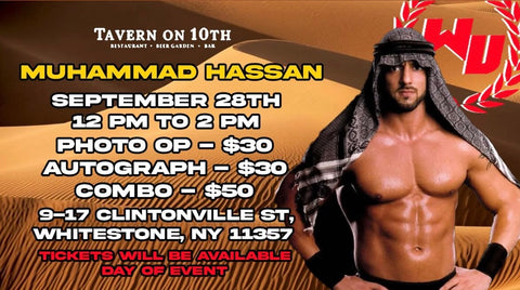 In-Store Meet & Greet with Muhammad Hassan on September 28th from 12-2m