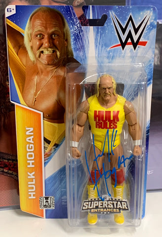 Hulk Hogan Signed WWE Mattel “Superstar Entrances” Action Figure (Hogan Beach Shop COA)