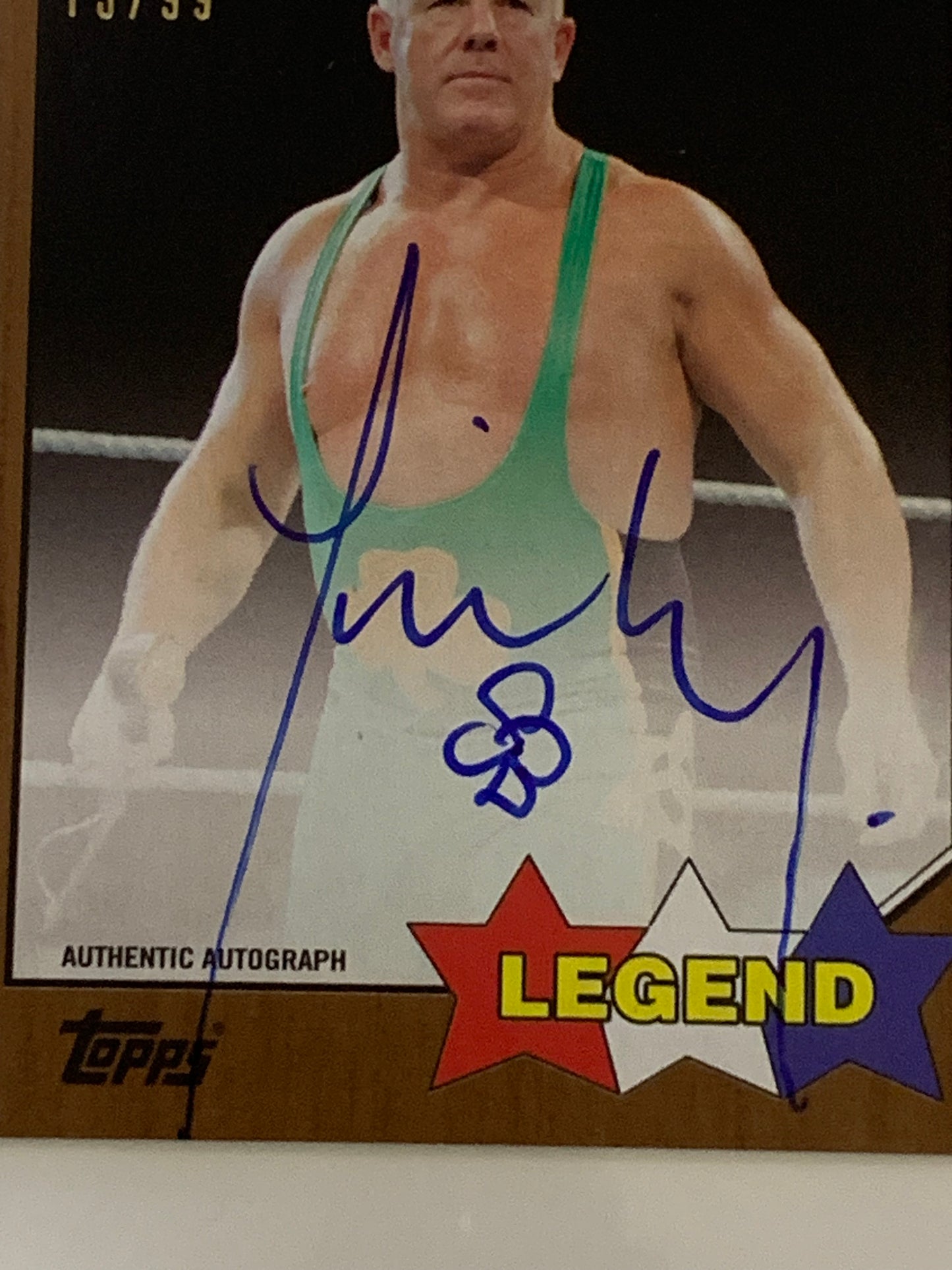 Finlay 2017 WWE Topps Heritage “Legend” SIGNED “On Card” Auto Card #73/99