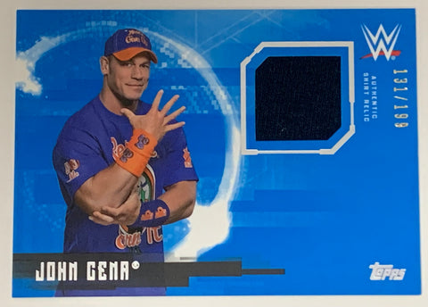 John Cena 2017 WWE Topps Undisputed Authentic Relic Card #131/199 (Awesome)!!!