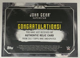 John Cena 2017 WWE Topps Undisputed Authentic Relic Card #131/199 (Awesome)!!!