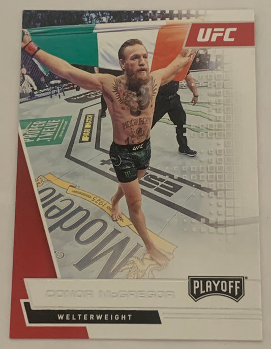 Conor McGregor 2021 UFC Panini Chronicles Playoff Card