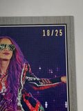 Sasha Banks 2017 WWE Topps Heritage Parallel Card #18/25 (Only 25 Made)!!!