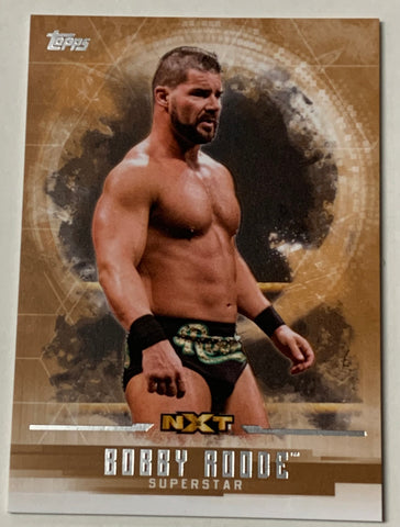 Bobby Roode 2017 WWE NXT Topps Undisputed Rookie Parallel Card #18/99 (Only 99 Made)!!!