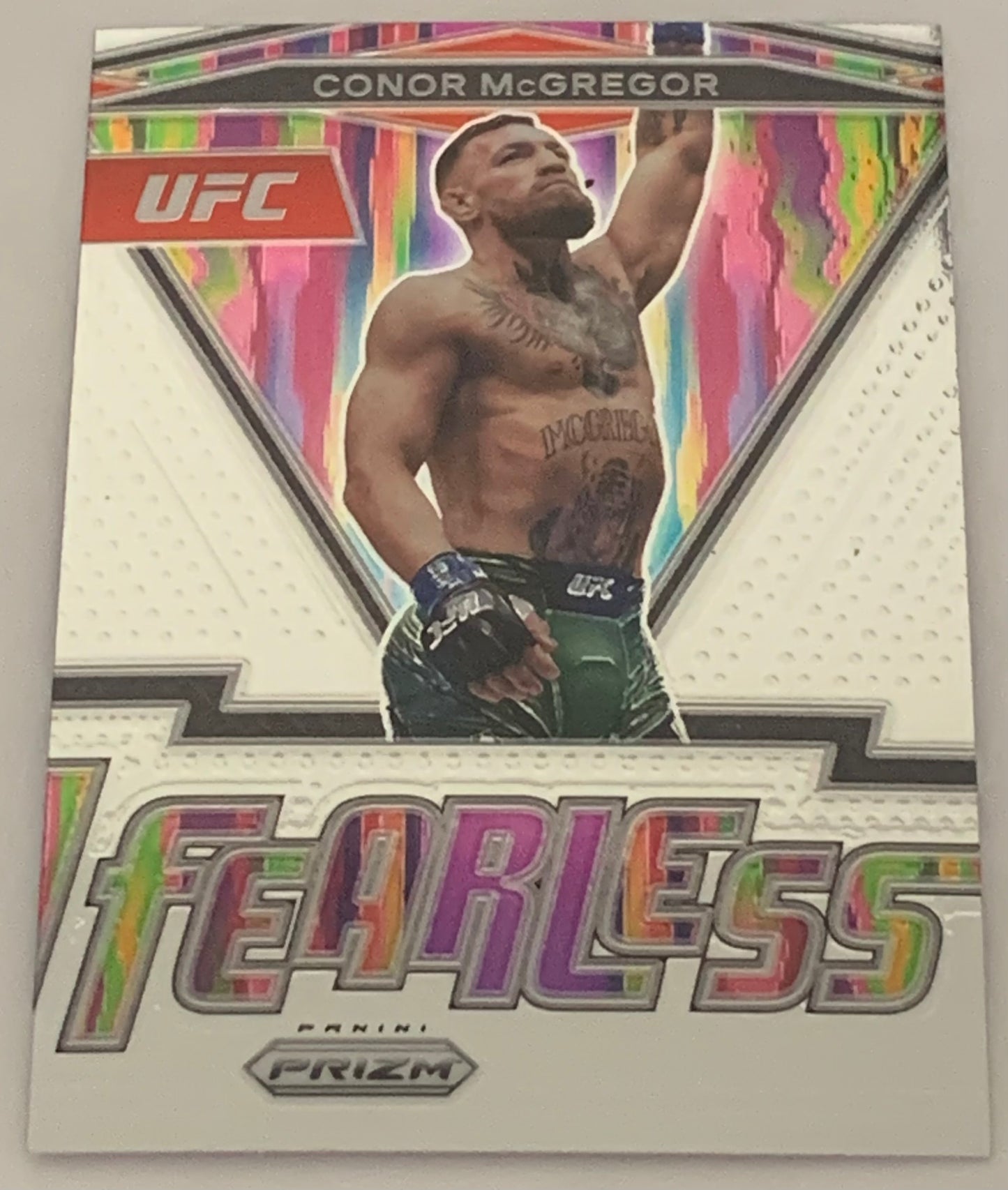 Conor McGregor 2022 Panini Prizm “Fearless” Insert Card