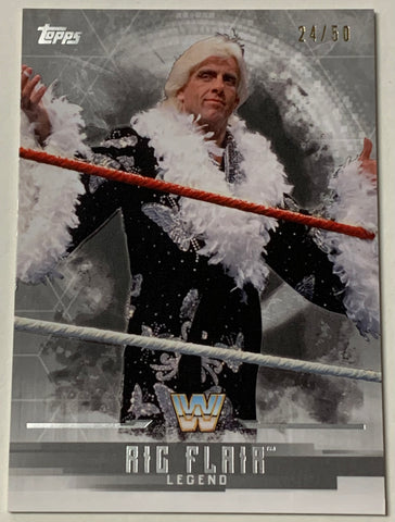 Ric Flair 2017 WWE Topps Undisputed Parallel Card #24/50 (Only 50 Made)!!!